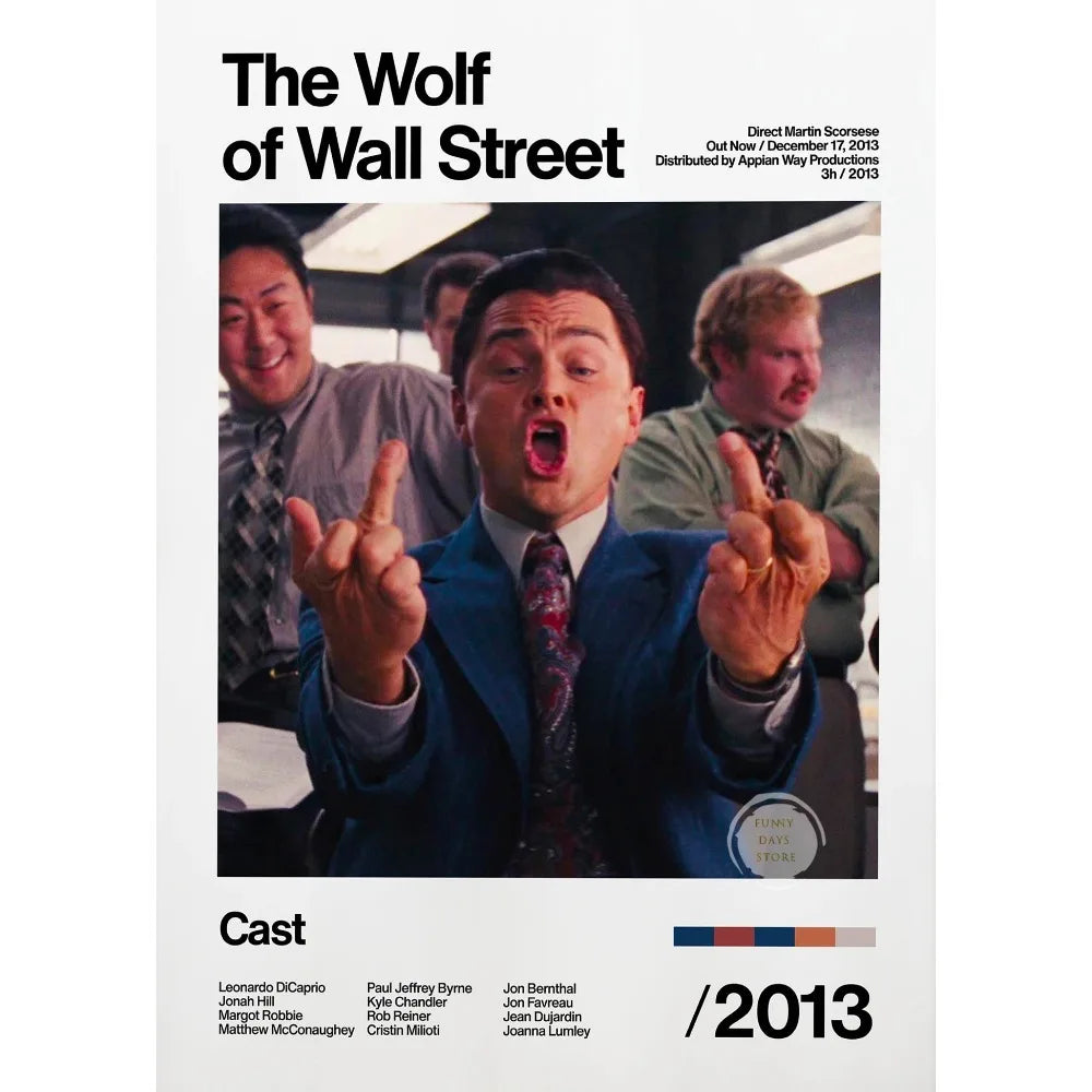 The Wolf of Wall Street Movie Poster 01