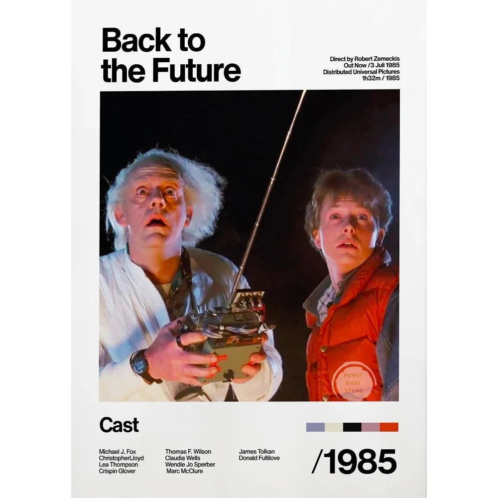Back to the Future Movie Poster