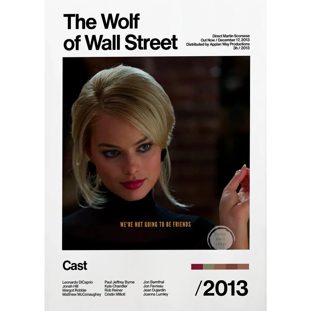 The Wolf of Wall Street Movie Poster 02