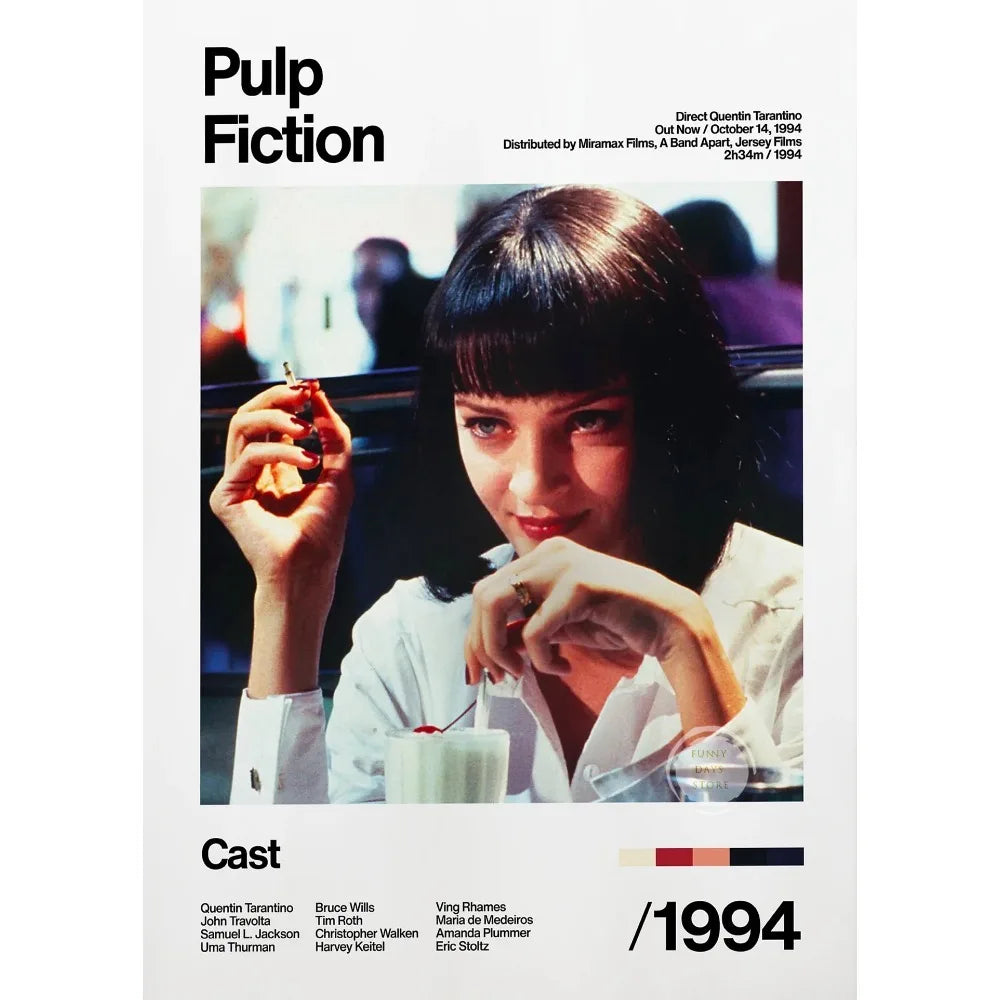 Pulp Fiction Movie Poster 01