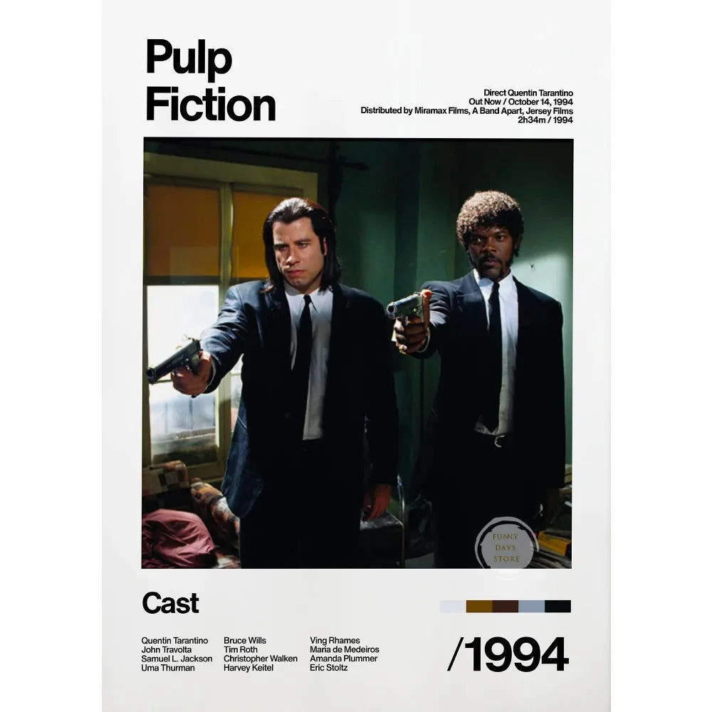 Pulp Fiction Movie Poster 02